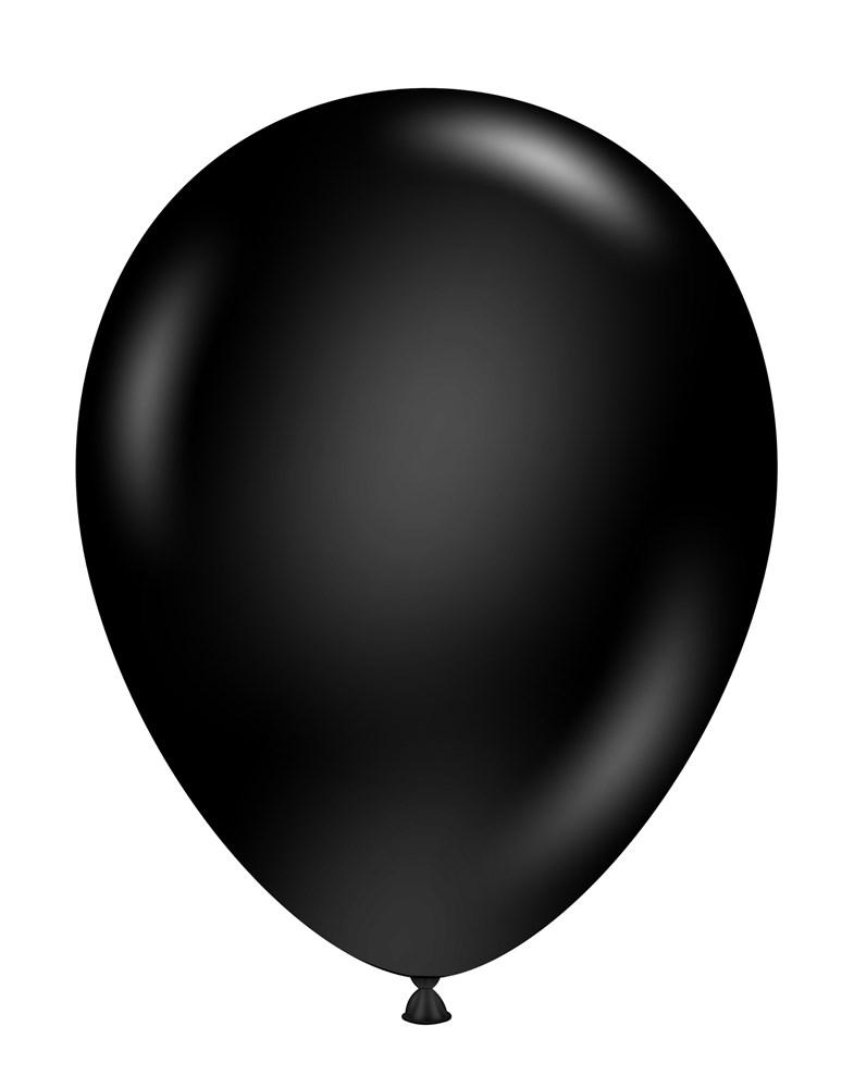 Tuftex 11" Black Latex Balloons (100pz)