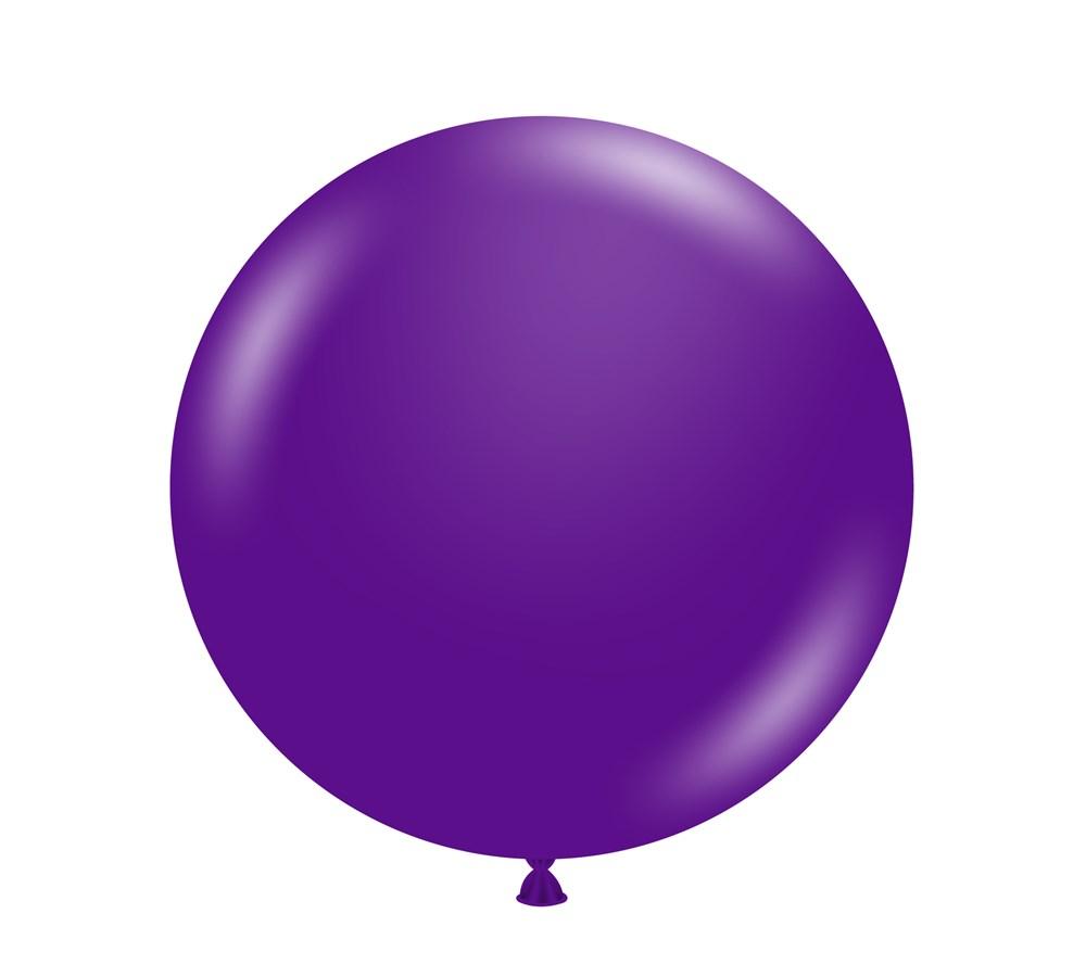Tuftex 36" Plum Purple Latex Balloons (1pz)