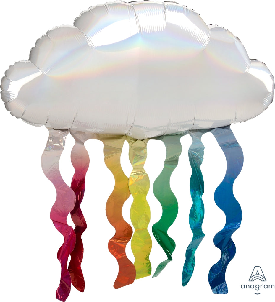 Iridescent Cloud with Streamers 30"