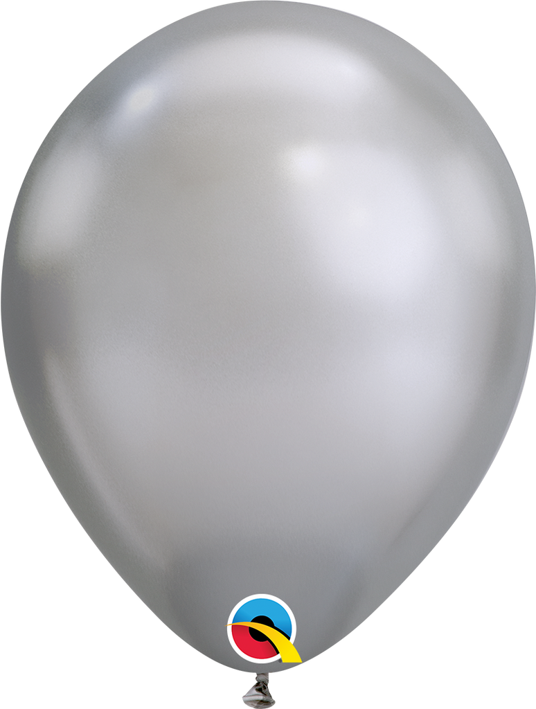 Chrome balloons 11" (100pz) Silver