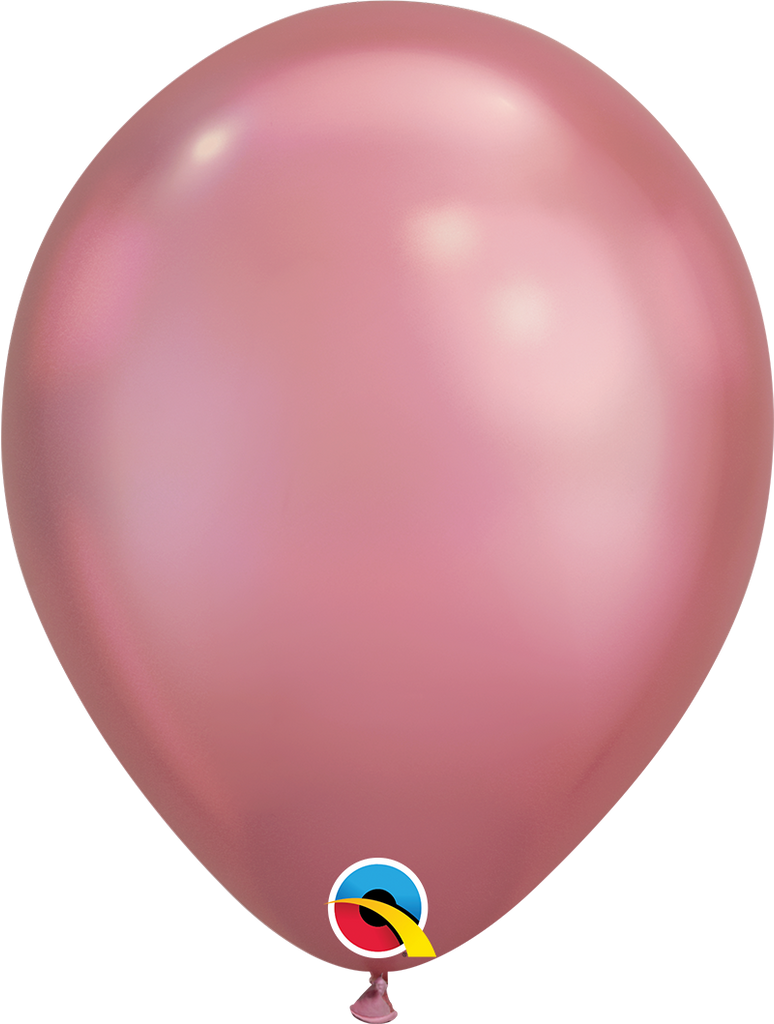 Chrome balloons 11" (100pz) Mauve