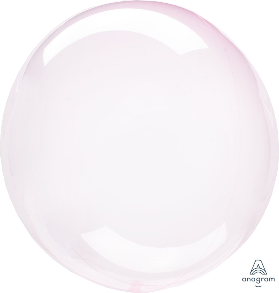 Crystal Clearz Balloon Light Pink 24"
