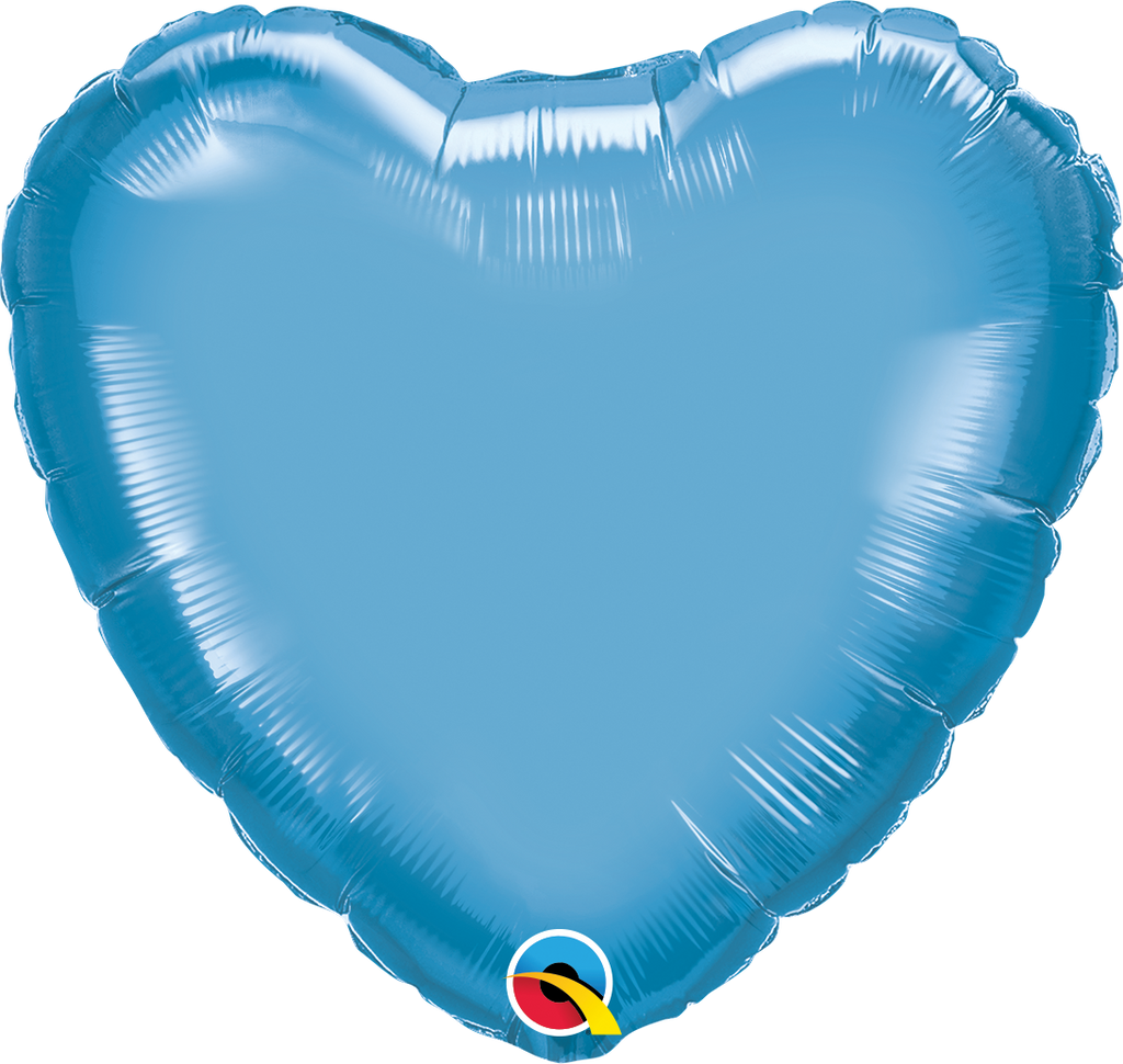 Chrome Azul Corazón 18"