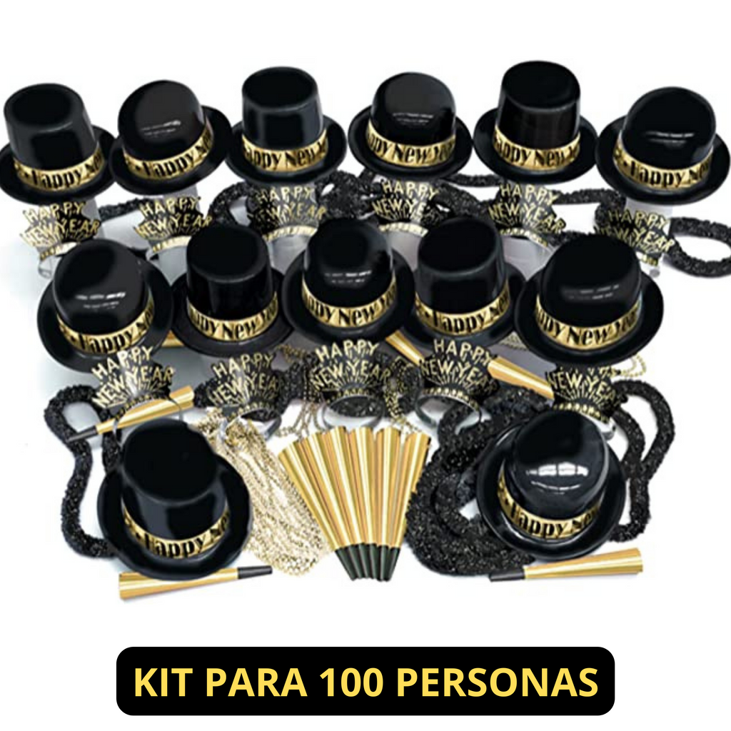 Gold Showboat New Year Kit para 100 personas