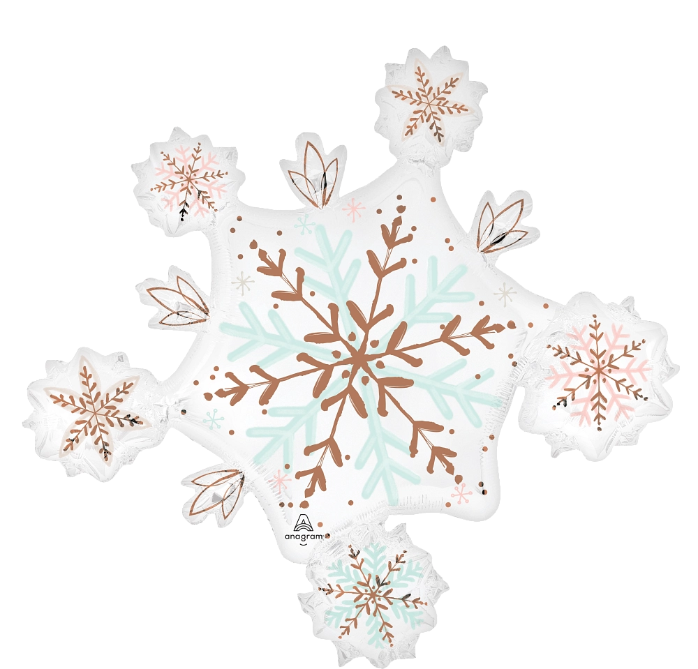 Satin Winter Wonderland Snowflake 32"