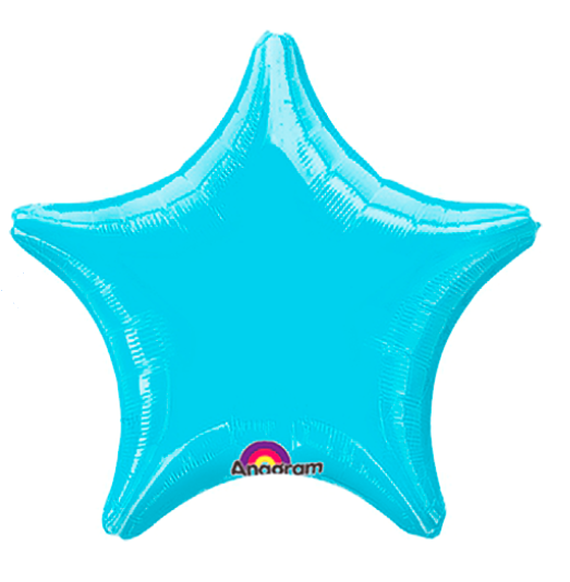 Estrella Azul Pastel Aperlado 22"