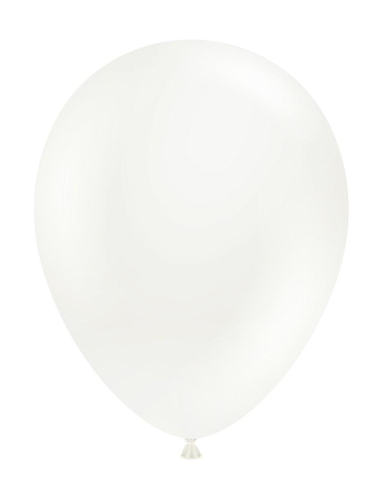 Tuftex 11" White Latex Balloons (100pz)