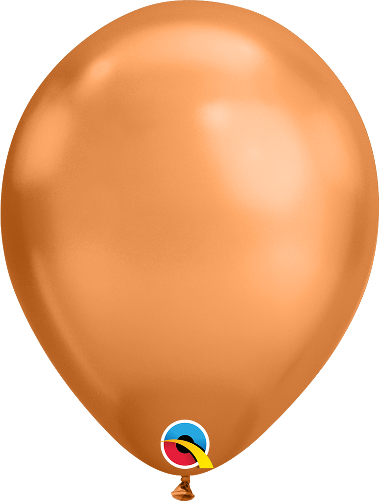 Chrome balloons 11" (100pz) Copper