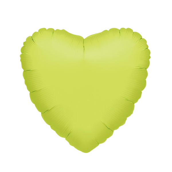 Corazón 18" Verde Kiwi