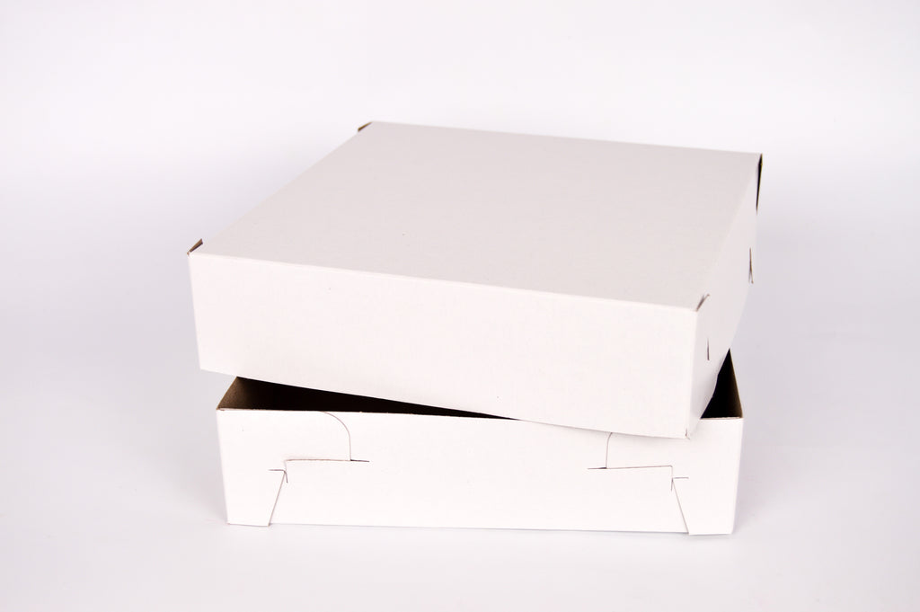 Cajas de cartón para regalo, parte inferior, Deluxe, blancas, 4 x 4 x 3   para $57.29 En línea