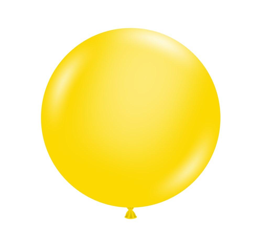 Tuftex 36" Yellow Latex Balloons (1pz)