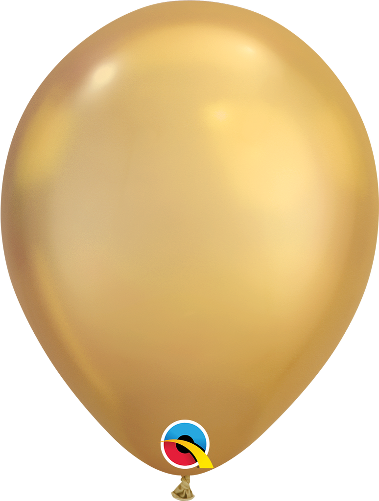 Chrome balloons 11" (100pz) Gold