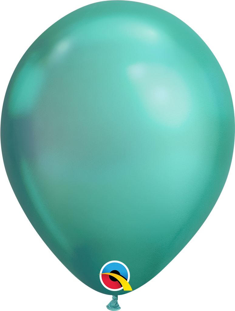 Chrome balloons 11" (100pz) Green