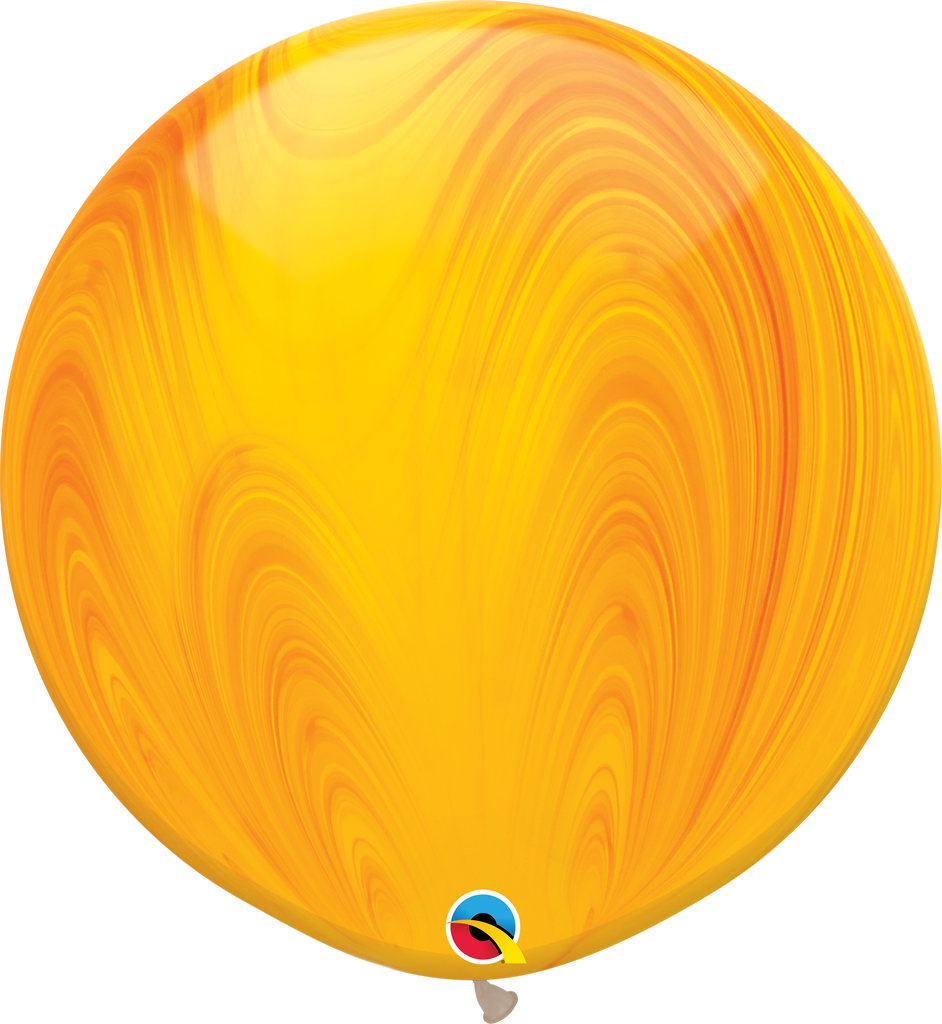 Super Agata 30" Gigante (2pz) Amarillo Naranja