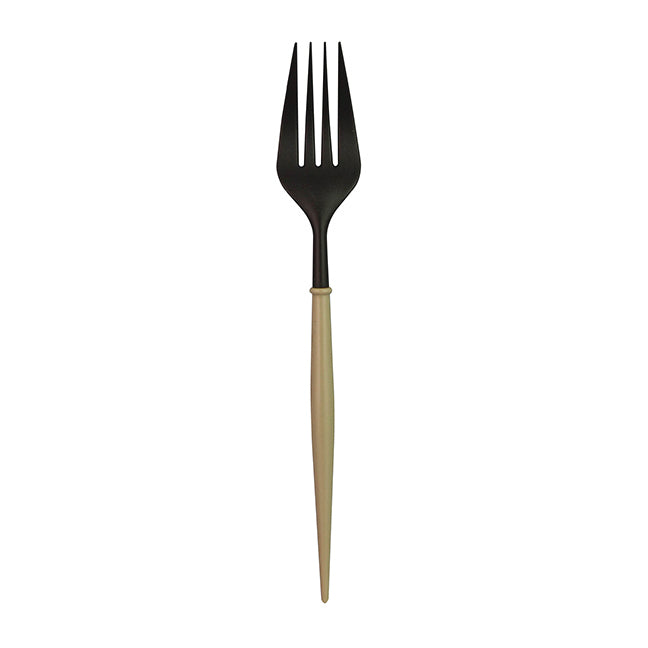 Black Forks w Taupe Handle 8pk