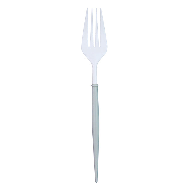 White Forks wGrey Hndle 8pk