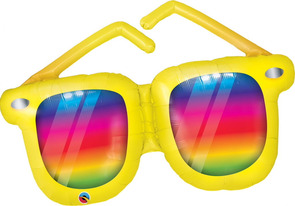 Rainbow Striped Sunglasses 42"