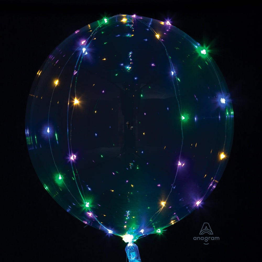 Crystal Clearz Balloon Multicolor Lights 24"
