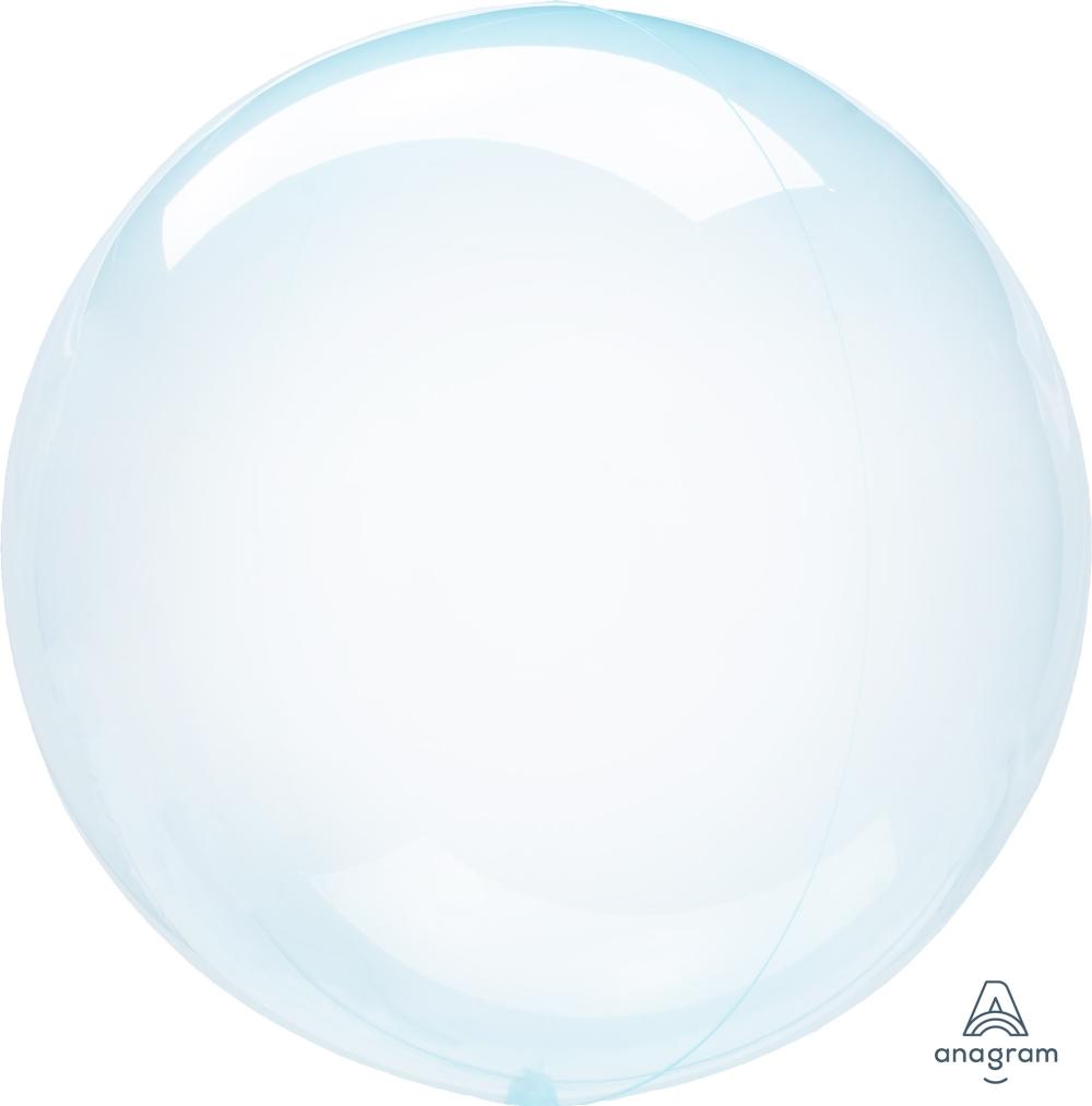 PACKED Crystal Clearz Balloon Blue 24"