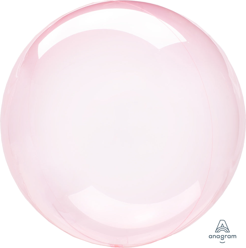 Crystal Clearz Balloon Dark Pink 24"