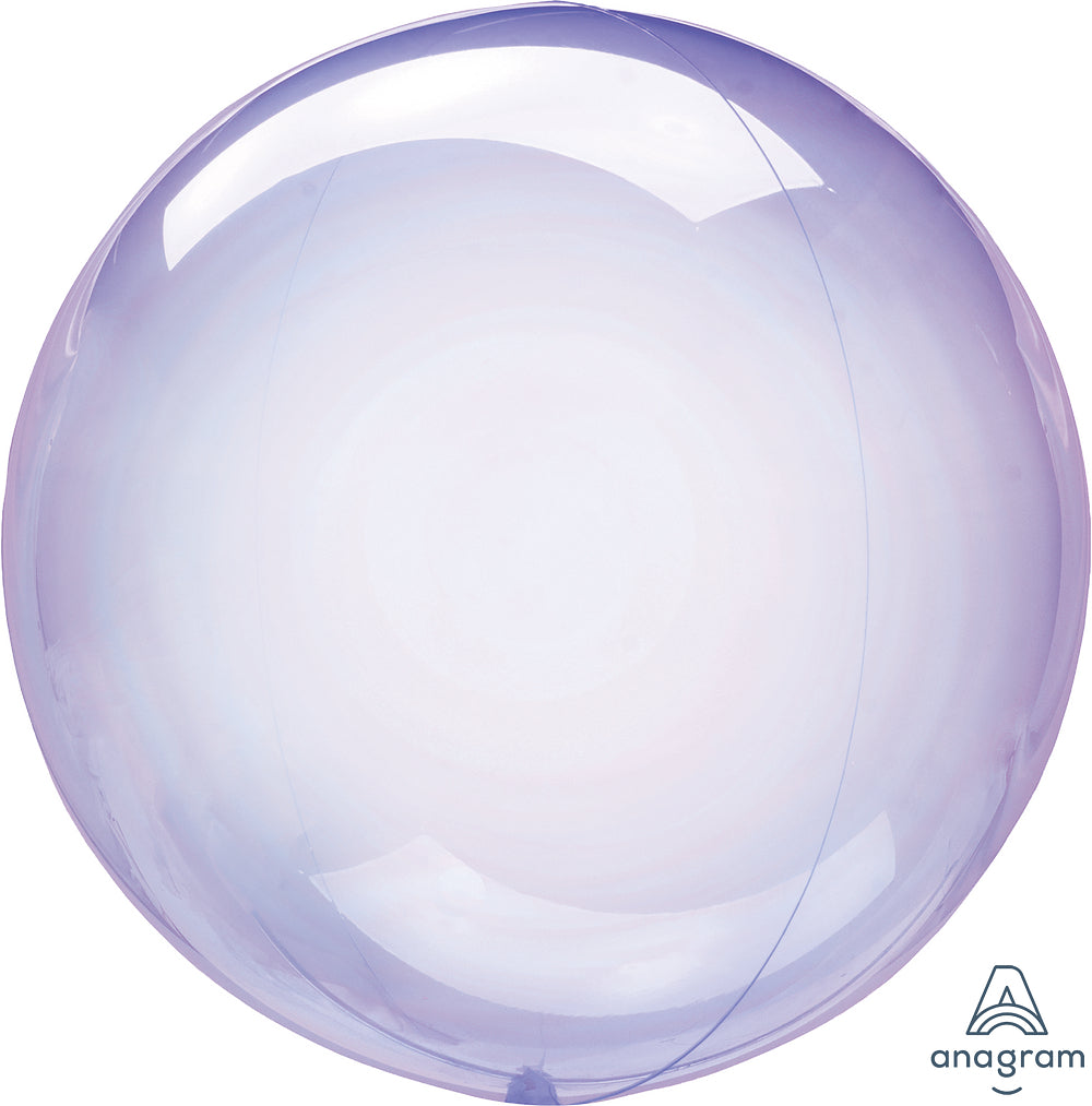 Crystal Clearz Balloon Purple 24"