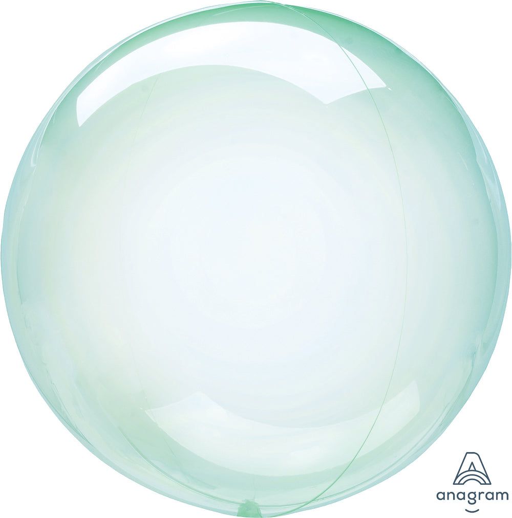 Crystal Clearz Balloon Green 24"
