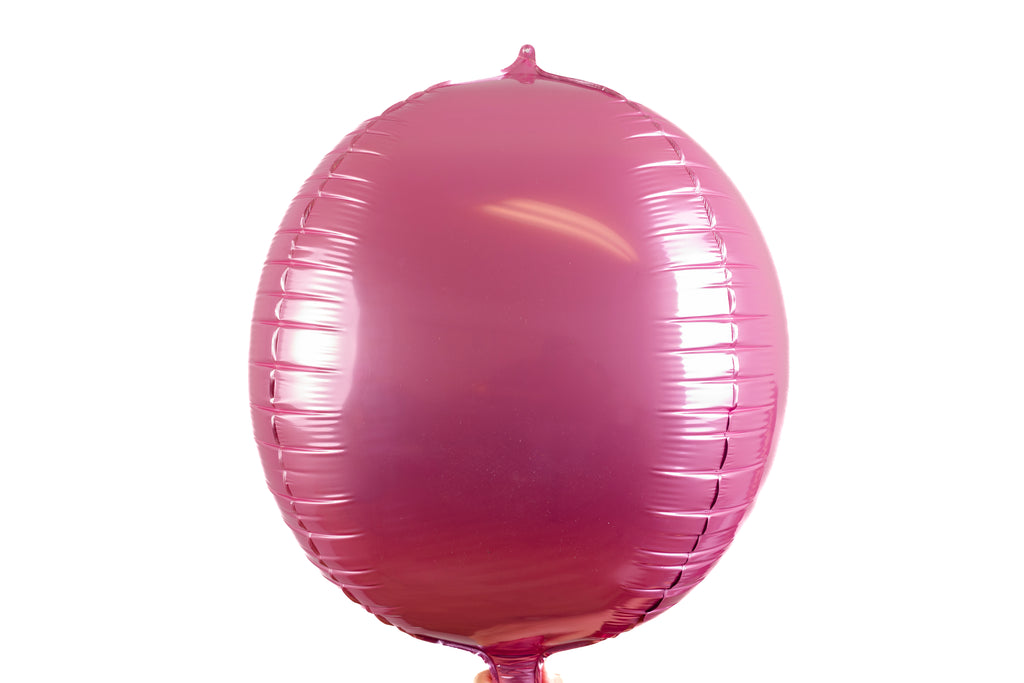Globo esfera metalica de 22" rosa