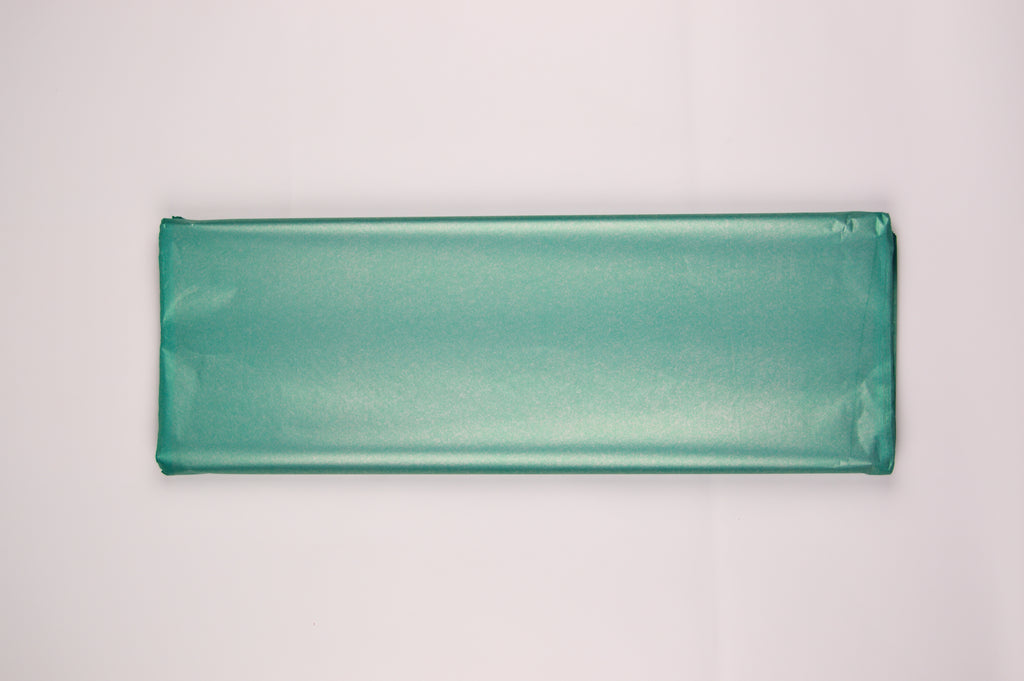 Papel de China Verde Perla, bolsa c/100 hojas